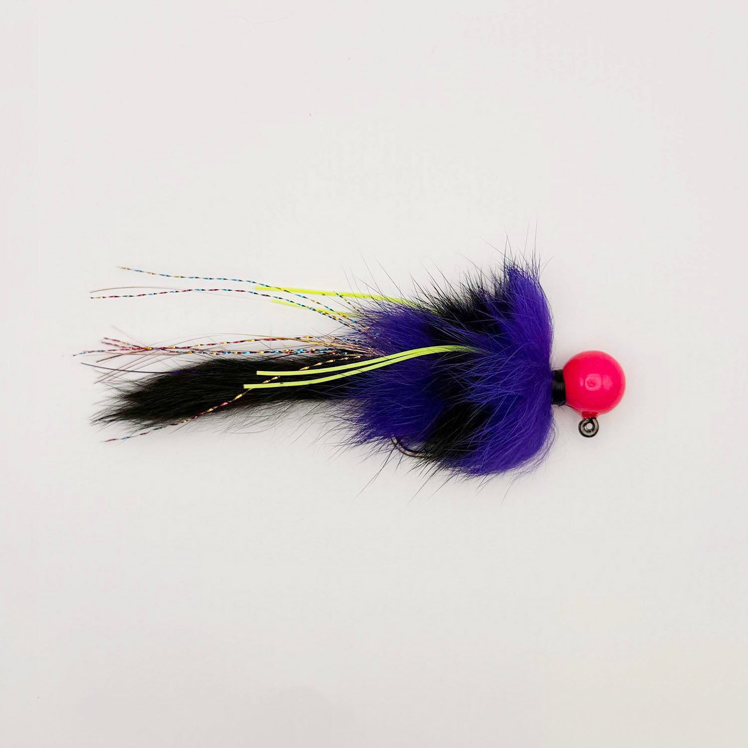 KB Twitching Jig - Purple and Black, Cerise Head