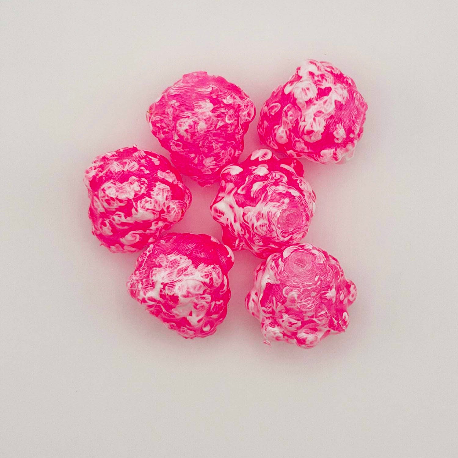 Okie Drifter - Mottled Pink/White - #3 - 16mm
