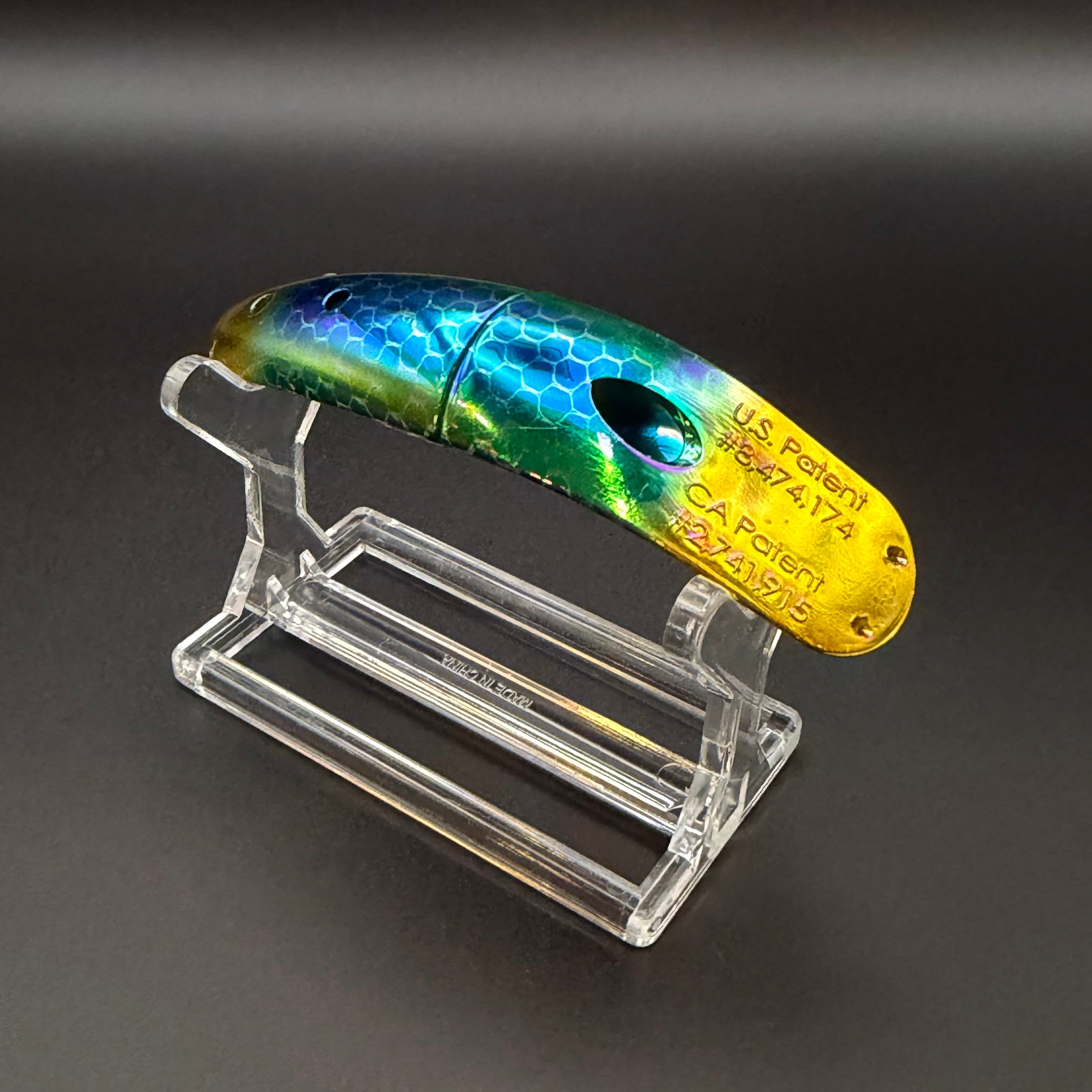UV Coated Green Spin-N-Fish 3.0